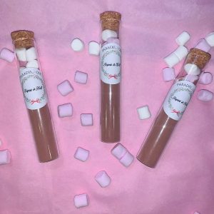 tube à essai chocolat poudre | Paradis Rose