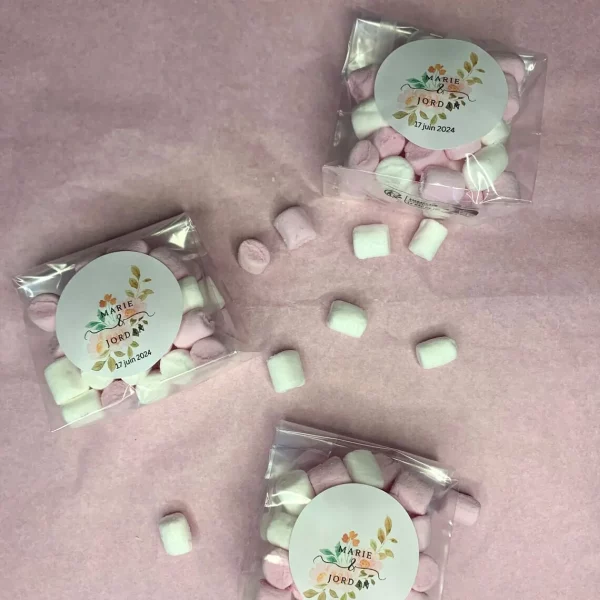 Marshmallows Personnalisés | Paradis Rose
