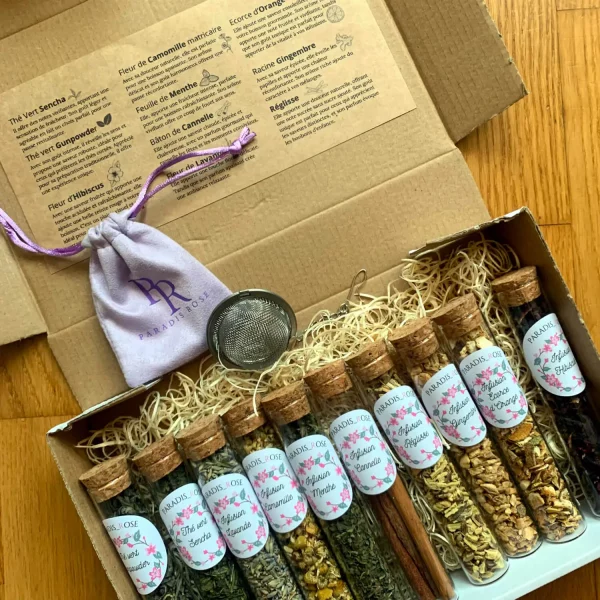 Coffret Infusion Découverte | Paradis Rose