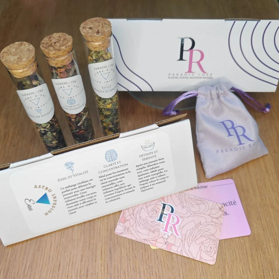Coffret 3 infusions Signe Eau | Paradis Rose
