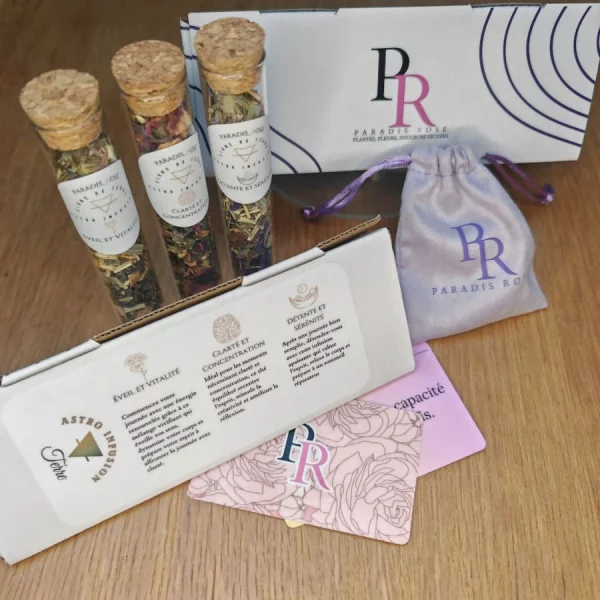 Coffret 3 infusions Signe Terre | Paradis Rose