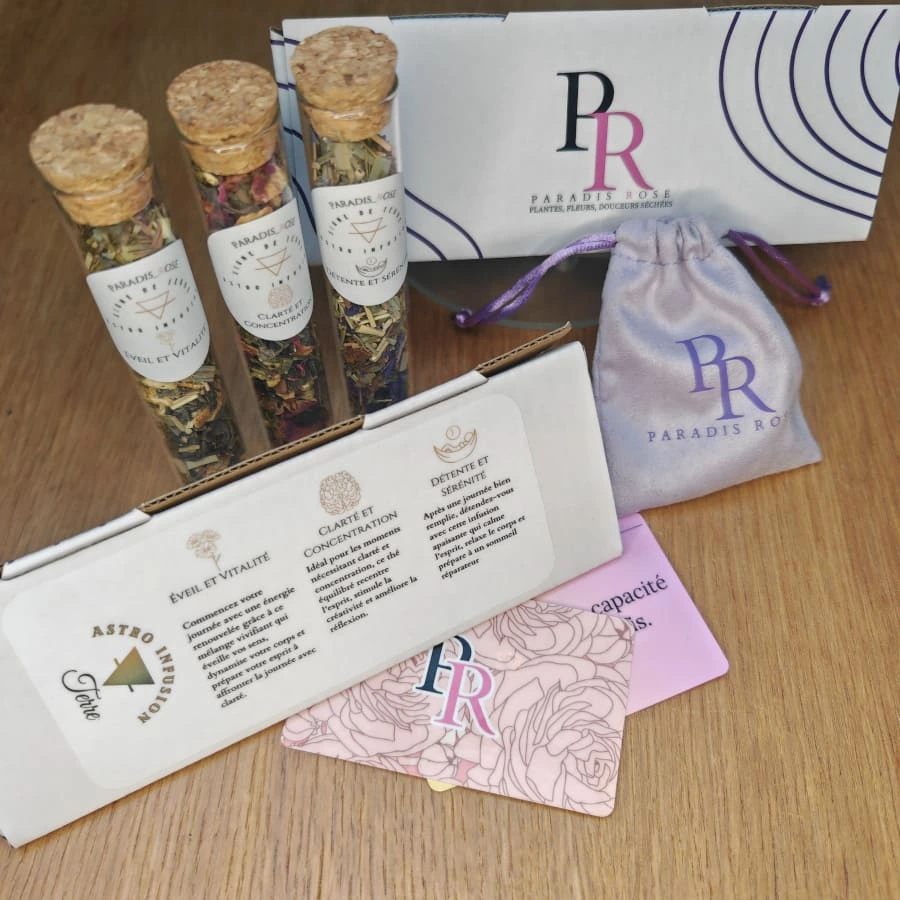 Coffret 3 infusions Signe Terre | Paradis Rose