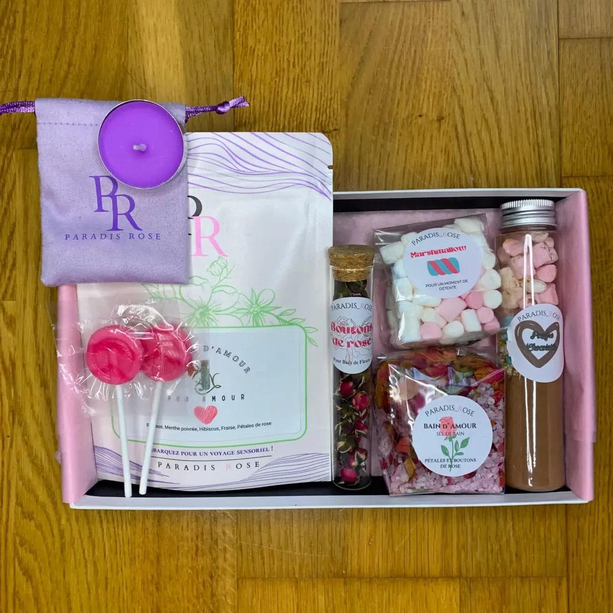 Coffret Détente Romantique | Paradis Rose