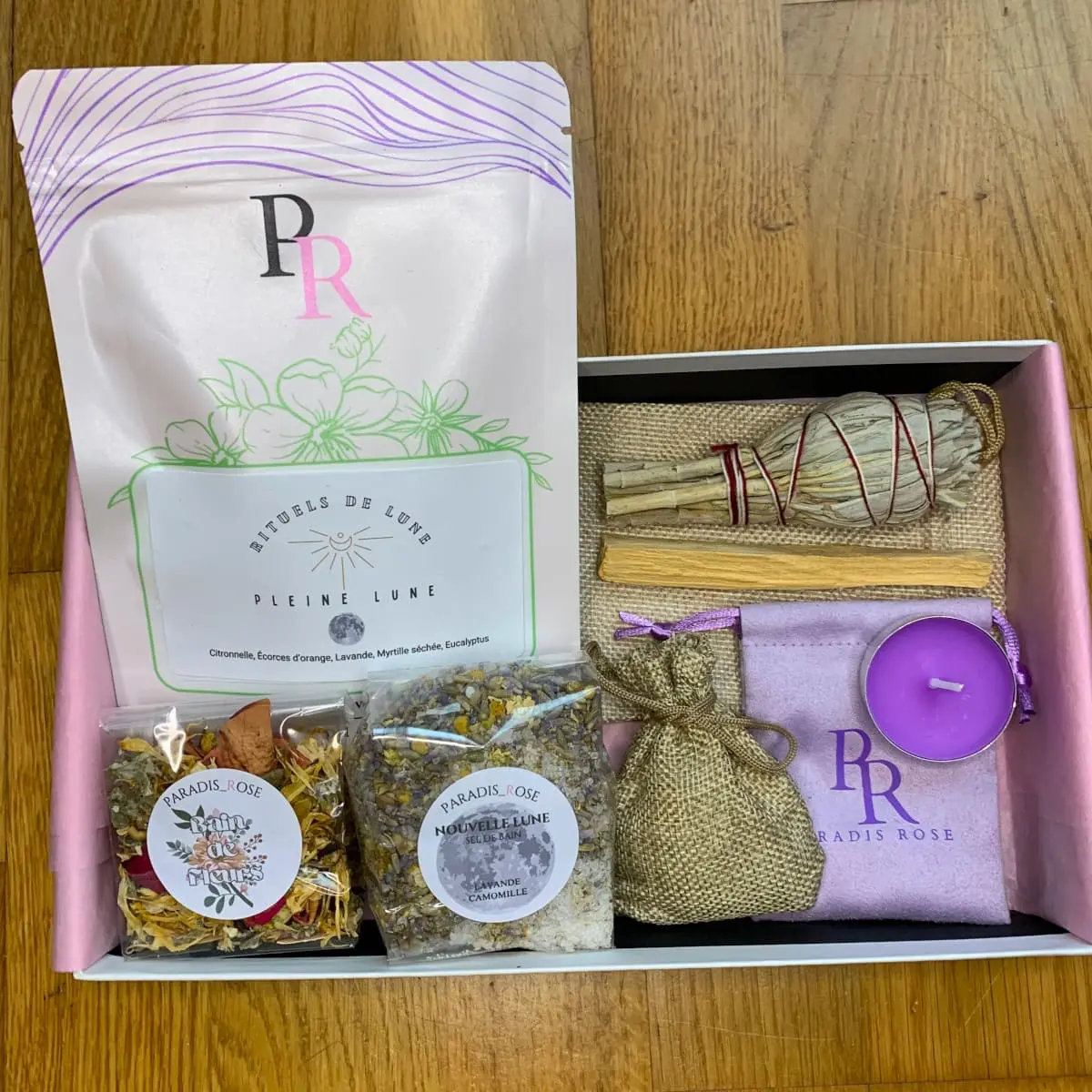 Coffret Rituel Lune | Paradis Rose