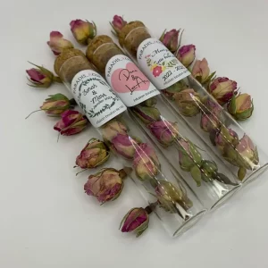Tube à Essai Personnalisable Boutons de Rose