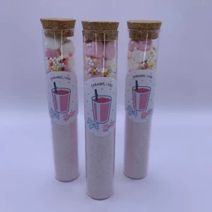 Tube à Essai Milkshake Fraise Personnalisable