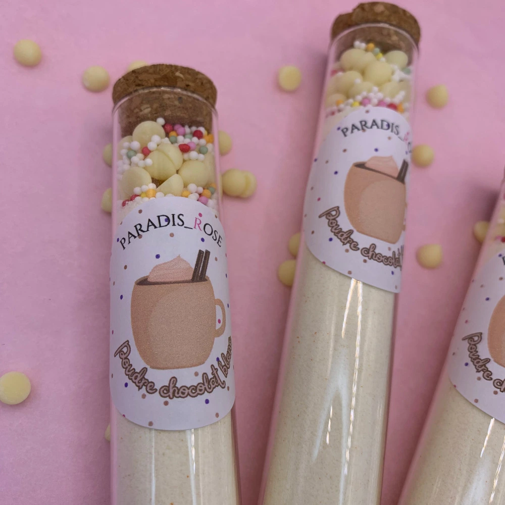 Poudre chocolat blanc | Paradis Rose