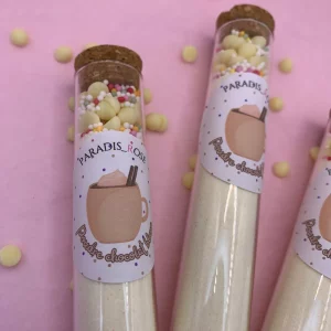 Tube à Essai Chocolat blanc en poudre