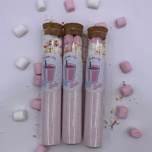 Tube à Essai Milkshake Fraise Personnalisable