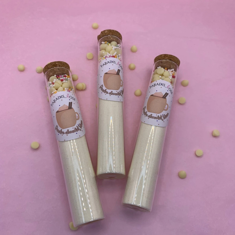 tube chocolat blanc | Paradis Rose